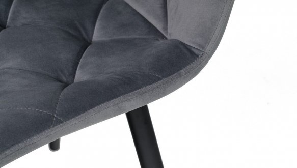 Стул M-45 серый + черный 8