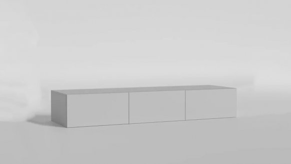 Антресоль Matroluxe Urban / Урбан 3 дверная Белое Дерево