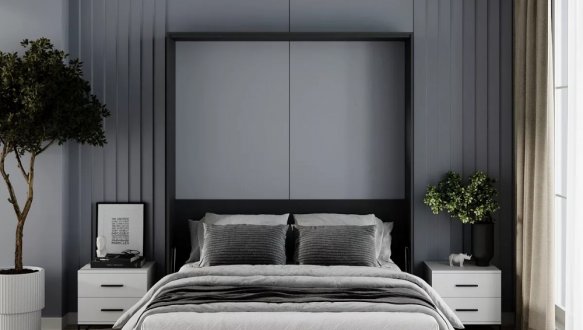 Кровать двуспальная шкаф трансформер Art in Head Juno / Джуно 160 см 12