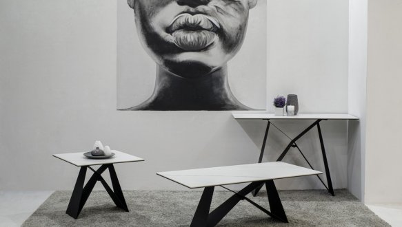 Консоль Бруно білий мармур 4