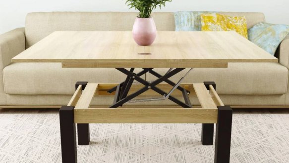 Стол-трансформер B-Fly Art In Head Дуб Сонома / Венге