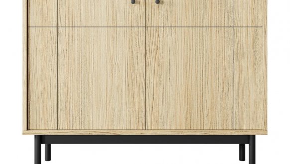 Комод дуб лінеа Japandi K104 3