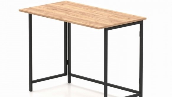 Стол-трансформер Sly Дуб крафт золотой/Чёрные ноги 2