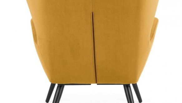 Крісло м'яке Halmar Tyrion / Тіріон Гірчичний / Чорні ніжки 11