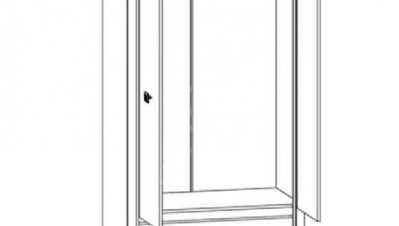 Шафа SZF2D2S ВМК Украіна Коен ІІ 2 дверна дуб корабельний 104 см 5