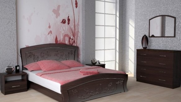 Ліжко Емілія з газліфтом та металевим каркасом