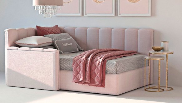 Ліжко дитяче м'яке Woodsoft Valencia / Валенсія 1