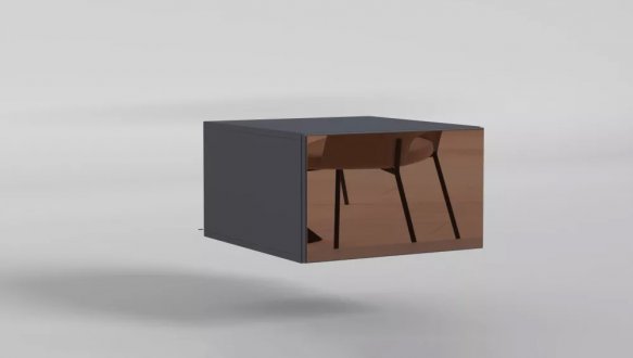 Антресоль Matroluxe Noir / Нуар 1 дверна