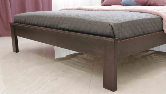 Кровать деревянная низкое изножье Дримка Жасмин Бук 3