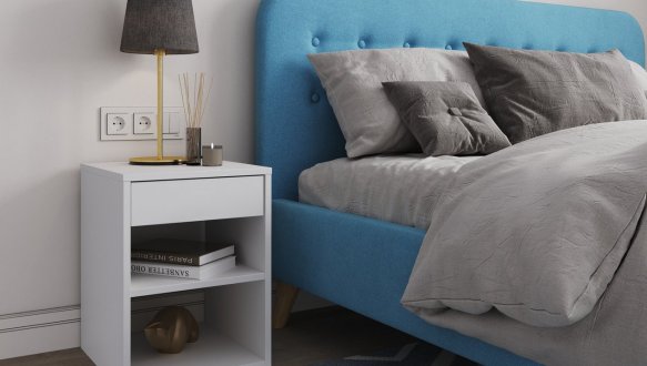 Тумба прикроватная Moreli Mali/Мали Белый