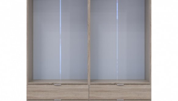 Шкаф Дорос Гелар дуб сонома 4-х дверный 155 см 2