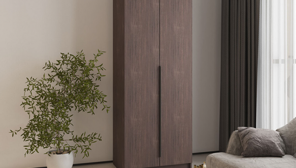 Шкаф Mebelstar Оскар двухдверный Дуб ристрето 80 см