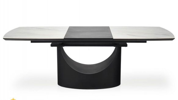 Стол Osman белый мрамор/черный 3