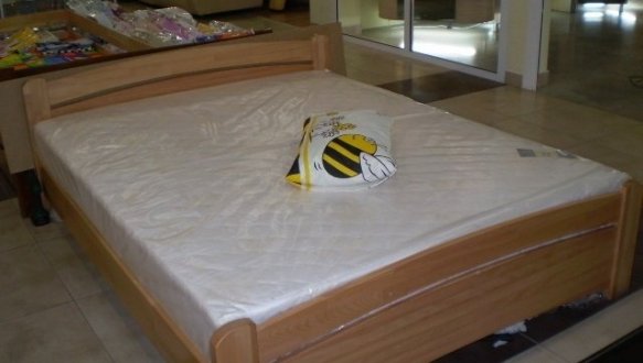 Ліжко дерев'яне Естелла Венеція / Серія Вега Щит / Масив Бук 7