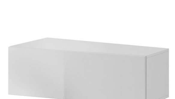Тумба под ТВ Slant Vigo/Слант Виго RTV90 Белый мат/Белый глянец Cama Ширина 90 см