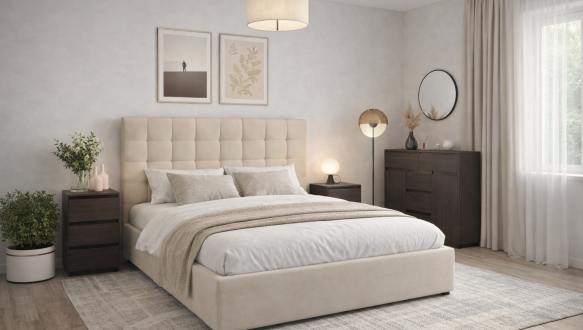 Спальня Новинка 2 Файні Меблі Україна с комодом 2D5S и тумбами