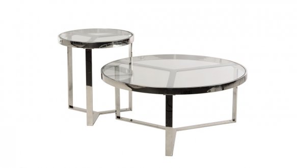 Стол кофейный CB-2 прозрачный 8