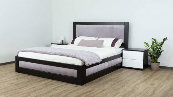 Кровать деревянная Дримка Амелия с подьемным механизмом и нишей для белья Бук