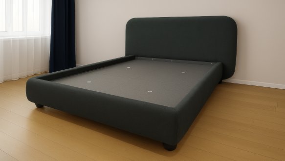 Кровать мягкая Городок меблі Виола с подъемным механизмом и нишей для белья