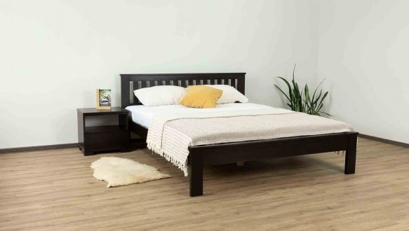 Кровать деревянная низкое изножье Дримка Жасмин Бук 15