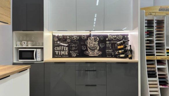 Кухня 2,4м Фарбований високий глянець ДСП АКЦІЯ 10