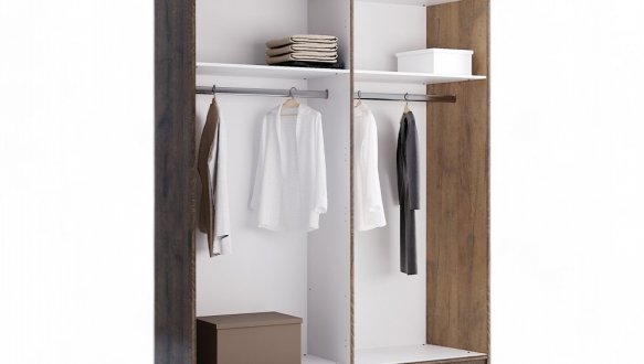 Шафа 4дв з дзеркалом Міромарк Квадро 4 дверна дуб барокко 183 см 0