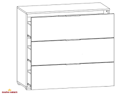 Комод KOM2D3S Злата 1