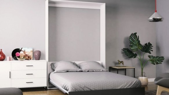 Кровать двуспальная шкаф трансформер Art in Head Mitra / Митра 160 см 12