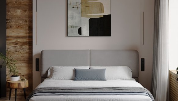 Кровать мягкая двуспальная Woodsoft Catania II / Катанія II с подъемным механизмом и нишей для белья 0