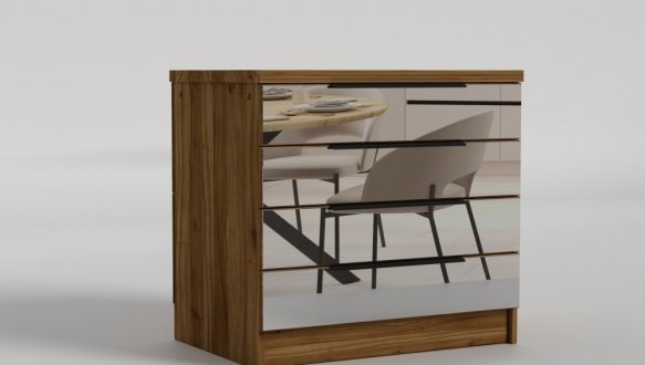 Комод зеркальный 800 Нуар MatroLuxe 3