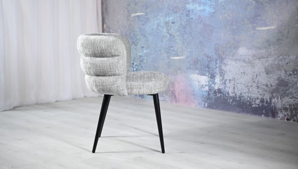 Стул M-215 устричный + черный 11