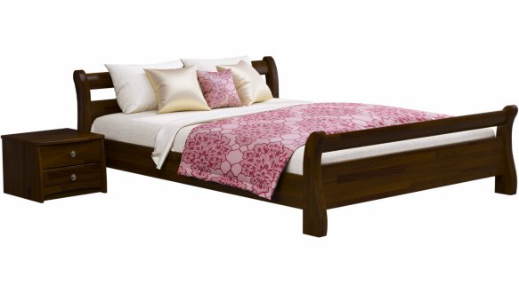 Кровать деревянная Эстелла Диана / Серия Вега Щит / Массив Бук