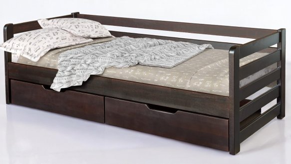 Ліжко односпальне букове Тоні