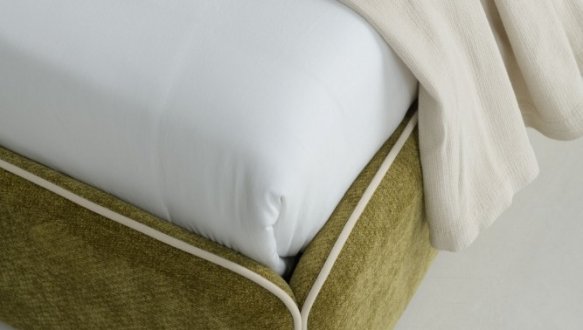 Ліжко м'яке Woodsoft Torino / Торіно з підйомним механізмом та нішею для білизни 5