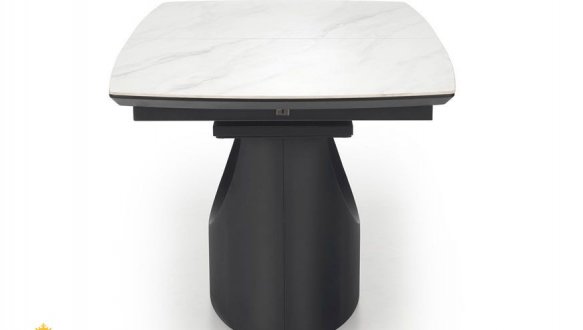 Стол Osman белый мрамор/черный 0