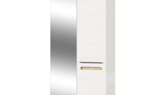 Шафа 2ДЗ Світ Меблів Б'янко Білий 2 дверна білий 90 см