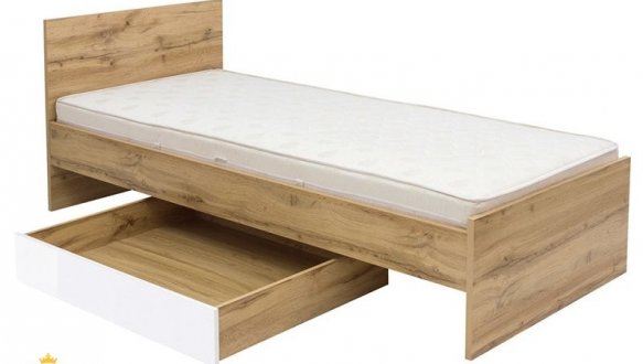 Ліжко LOZ/90 Zele 4