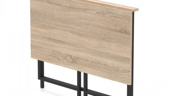 Стол-трансформер Sly Дуб сонома/Чёрные ноги 3