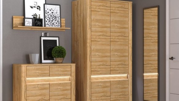 Шафа Сокме 4дв Санді 2 дверна дуб 92 см 0