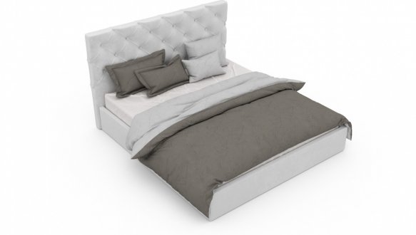 Ліжко м'яке двоспальне Віоріна Деко Велюр з підйомним механізмом та нішею для білизни 12