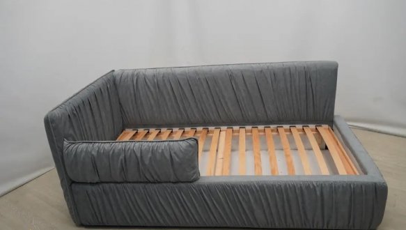 Мягкая детская кровать UMa Барни с подьемным механизмом и бортиком 0