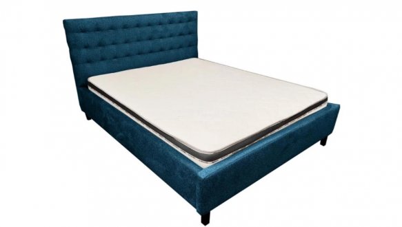 Ліжко м'яке Городок меблі Орфей з підйомним механізмом та нішею для білизни