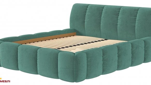 Ліжко м'яке двоспальне Городок меблі Титан без підйомного механізму 1