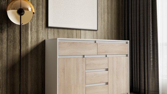 Комод Т227 Білий Морелі 5