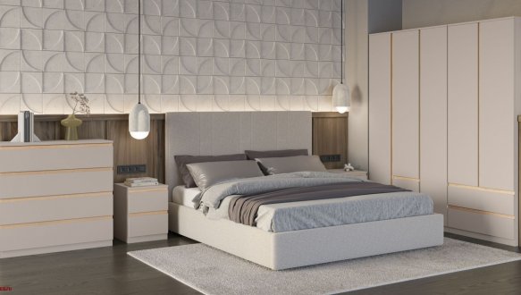 Шафа Світ меблів 3Д2Ш Фріда 3 дверна Тоффі 120 см 0