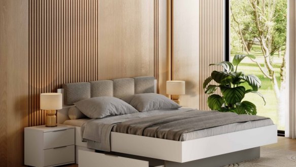 Модульна спальня Barton/Бартон Міромарк Білий супермат 0