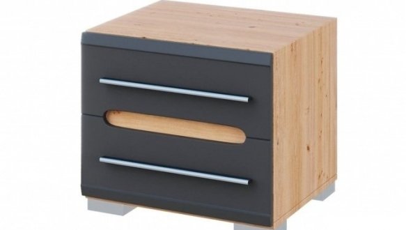 Спальня Bianko/Б'янко Світ меблів №1 с тумбами и шкафом 4D 0