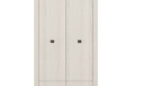 Шкаф SZF2D Гербор Селена 2 дверный ясен снежный 109 см