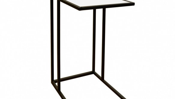 Придиванный стол-трансформер Fiji Double Белый/Черный 2