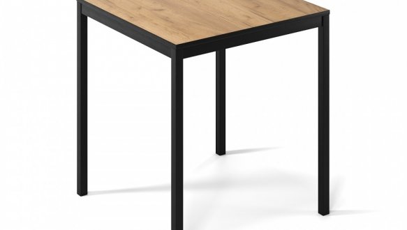 Обідній стіл Brevity Loft mini Дуб крафт золотий/Чорний метал Дуб крафт mini 3